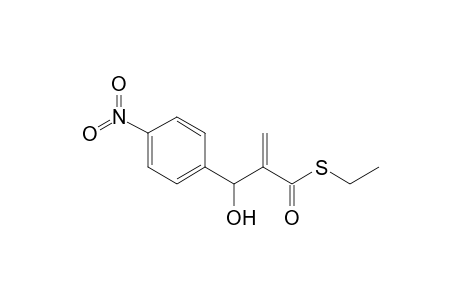 Ethylthio .gamma.-(p-nitrophenyl)-.alpha.-methylene-.beta.-hydropropanoate