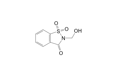 2-(hydroxymethyl)-1,2-benzisothiazolin-3-one, 1,1-dioxide