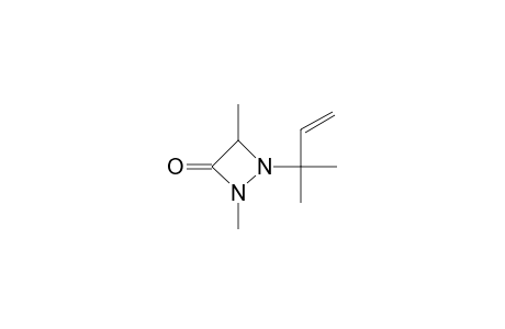 2,4-Dimethyl-1-(2-methylbut-3-en-2-yl)-1,2-diazetidin-3-one