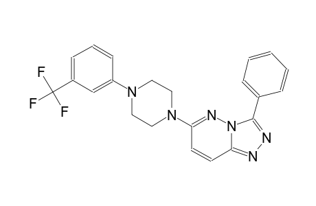 [1,2,4]triazolo[4,3-b]pyridazine, 3-phenyl-6-[4-[3-(trifluoromethyl)phenyl]-1-piperazinyl]-