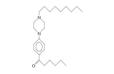 N'-(4-Hexanoyl-phenyl)-N-nonyl-piperazine