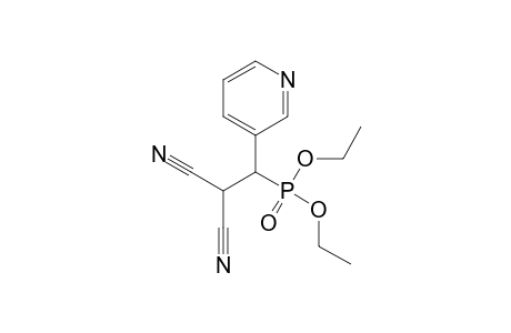 [1-(Pyridin-3-yl)-2,2-dicyanoethyl]phosphonic acid diethyl ester