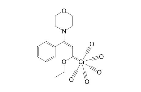 Carbon monoxide;[(E)-1-ethoxy-3-(4-morpholinyl)-3-phenylprop-2-enylidene]chromium