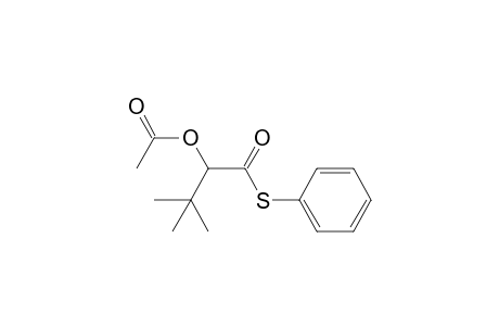 1-[(Phenylthio)carbonyl]-2,2-dimethylpropyl acetate