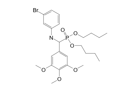 O,O'-DI-N-BUTYL-ALPHA-(3-BROMOPHENYLAMINO)-3,4,5-TRIMETHOXYBENZYLPHOSPHONATE
