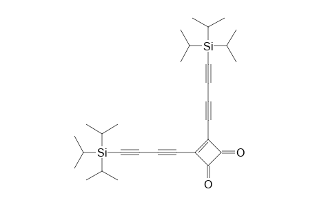 3,4-Bis[4-(triisopropylsilyl)-1,3-butadiynyl]-3-cyclobutene-1,2-dione
