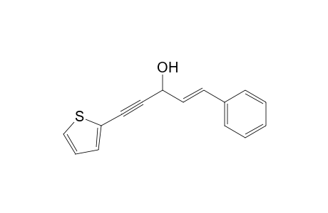 (E)-1-[2'-Thienyl]-3-hydroxy-5-phenyl-4-penten-1-yne