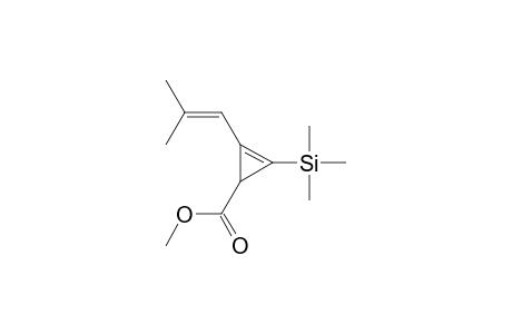 2-(2-Methylprop-1-enyl)-3-trimethylsilyl-1-cycloprop-2-enecarboxylic acid methyl ester