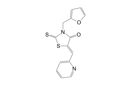 4-thiazolidinone, 3-(2-furanylmethyl)-5-(2-pyridinylmethylene)-2-thioxo-, (5Z)-