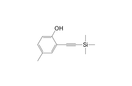 4-methyl-2-(2-trimethylsilylethynyl)phenol