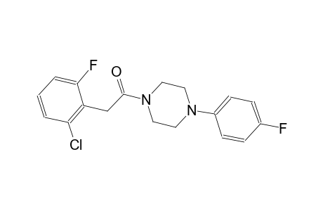 1-[(2-chloro-6-fluorophenyl)acetyl]-4-(4-fluorophenyl)piperazine