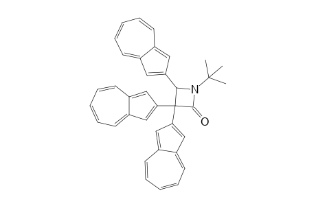 Tri(2-azulenyl)-1-tert-butylazetidin-2-one