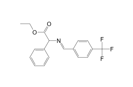 Benzeneacetic acid, .alpha.-[[[4-(trifluoromethyl)phenyl]methylene]a mino]-, ethyl ester