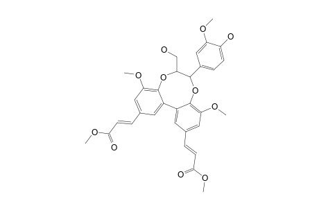 DIMETHYL-[(6R*,7R*)-2,11-BIS-(2-ETHOXYCARBONYLVINYL)-7-(4-HYDROXY-3-METHOXYPHENYL)-4,9-DIMETHOXY-6,7-DI