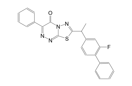 4H-[1,3,4]thiadiazolo[2,3-c][1,2,4]triazin-4-one, 7-[1-(2-fluoro[1,1'-biphenyl]-4-yl)ethyl]-3-phenyl-