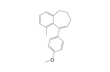 1-Methyl-9-(4-methoxyphenyl)-6,7-dihydro-5H-benzocycloheptene
