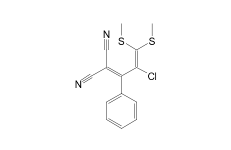 2-[2-chloro-3,3-bis(methylthio)-1-phenyl-prop-2-enylidene]malononitrile