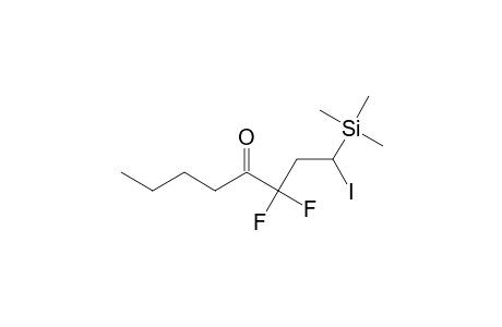 3,3-bis(fluoranyl)-1-iodanyl-1-trimethylsilyl-octan-4-one