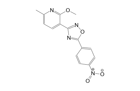 2-methoxy-6-methyl-3-[5-(4-nitrophenyl)-1,2,4-oxadiazol-3-yl]pyridine