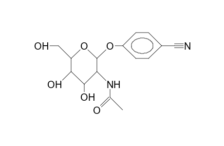 P-Cyano-phenyl 2-acetamido-2-deoxy-B-D-glucopyranoside