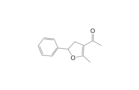 1-(2-Methyl-5-phenyl-4,5-dihydro-3-furanyl)ethanone