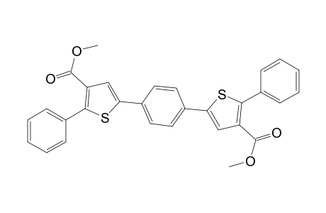 3-Thiophenecarboxylic acid, 5,5'-(1,4-phenylene)bis[2-phenyl-, dimethyl ester