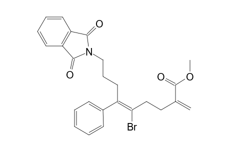 (Z)-methyl 5-bromo -2-methylene-6-phenyl-9-phthalimidyl-5-nonenoate