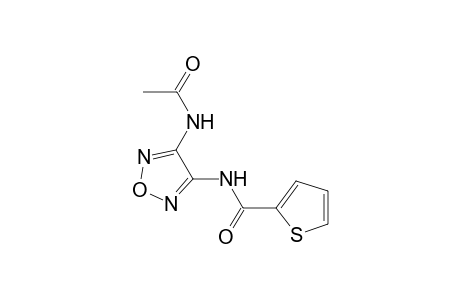 N-(4-acetamido-1,2,5-oxadiazol-3-yl)-2-thiophenecarboxamide
