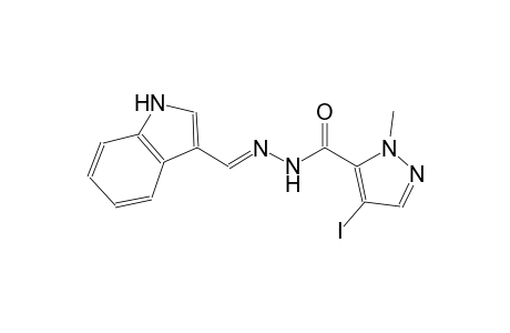 N'-[(E)-1H-indol-3-ylmethylidene]-4-iodo-1-methyl-1H-pyrazole-5-carbohydrazide