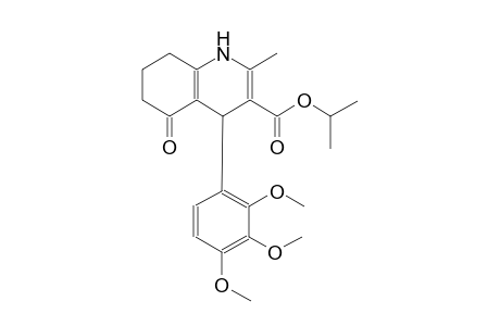 2-Methyl-5-oxo-4-(2,3,4-trimethoxyphenyl)-4,6,7,8-tetrahydro-1H-quinoline-3-carboxylic acid propan-2-yl ester