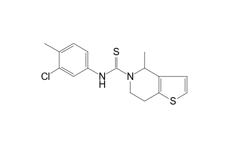 3'-chloro-4-methyl-4,5,6,7-tetrahydrothiothieno[3,2-c]pyridine-5-carboxy-p-toluidide