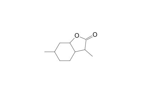 3,6-Dimethyl-3a,4,5,6,7,7a-hexahydro-3H-1-benzofuran-2-one