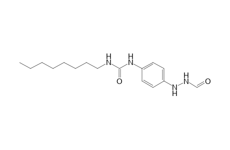 Urea, N-[4-(2-formylhydrazinyl)phenyl]-N'-octyl-