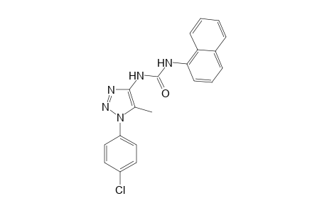1-(1-(4-chlorophenyl)-5-methyl-1H-1,2,3-triazol-4-yl)-3-(naphthalen-1-yl)urea