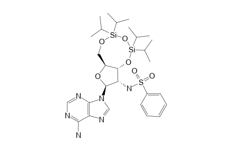 2'-(BENZENSULFONAMIDO)-2'-DEOXY-3',5'-O-(1,1,3,3-TETRAISOPROPYLDISILOXANE-1,3-DIYL)-ADENOSINE