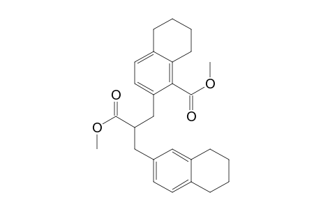 2-[3-methoxy-3-oxo-2-(5,6,7,8-tetrahydronaphthalen-2-ylmethyl)propyl]-5,6,7,8-tetrahydronaphthalene-1-carboxylic acid methyl ester