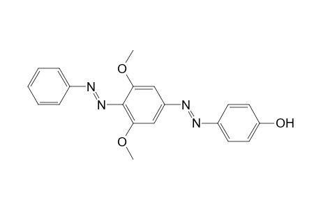 1-Phenylazo-4-(4-hydroxyphenylazo)-2,6-dimethoxybenzene