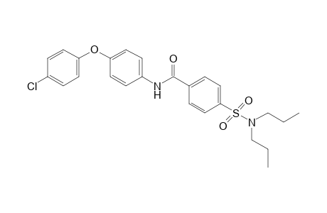 4'-(p-chlorophenoxy)-4-(dipropylsulfamoyl)benzanilide
