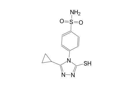benzenesulfonamide, 4-(3-cyclopropyl-5-mercapto-4H-1,2,4-triazol-4-yl)-