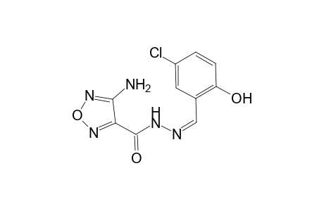 4-Amino-N'-[(Z)-(5-chloro-2-hydroxyphenyl)methylidene]-1,2,5-oxadiazole-3-carbohydrazide