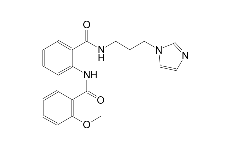 benzamide, N-[3-(1H-imidazol-1-yl)propyl]-2-[(2-methoxybenzoyl)amino]-