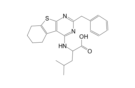 (2S)-2-[(2-benzyl-5,6,7,8-tetrahydro[1]benzothieno[2,3-d]pyrimidin-4-yl)amino]-4-methylpentanoic acid
