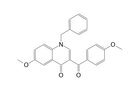 4(1H)-quinolinone, 6-methoxy-3-(4-methoxybenzoyl)-1-(phenylmethyl)-
