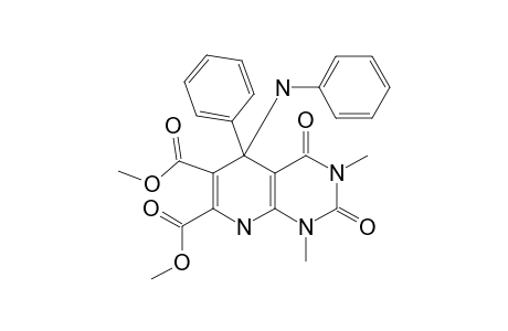 Dimethyl 5-anilino-1,3-dimethyl-2,4-dioxo-5-phenyl-1,2,3,4,5,8-hexahydropyrido[2,3-d]pyrimidine-6,7-dicarboxylate