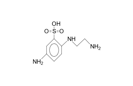 5-Amino-2-(2-amino-ethylamino)-benzenesulfonic acid