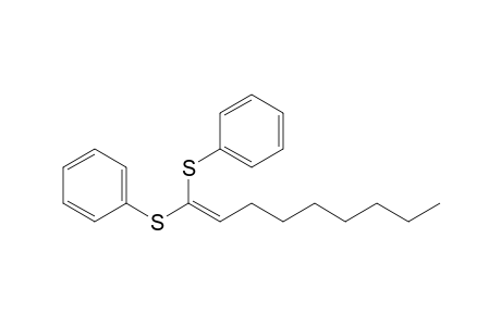 1-Phenylsulfanylnon-1-enylsulfanylbenzene