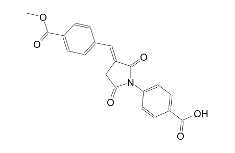 benzoic acid, 4-[(3E)-3-[[4-(methoxycarbonyl)phenyl]methylene]-2,5-dioxopyrrolidinyl]-