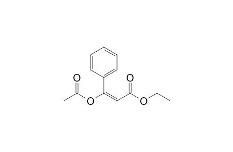 acetic acid [(E)-3-ethoxy-3-keto-1-phenyl-prop-1-enyl] ester