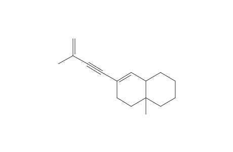 4a-Methyl-7-(3'-methylbut-3'-en-1'-ynyl)-1,2,3,4,4a,5,6,8a-octahydronaphthalene