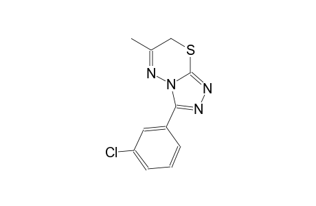 3-(3-chlorophenyl)-6-methyl-7H-[1,2,4]triazolo[3,4-b][1,3,4]thiadiazine